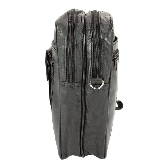 Lambskin Leather Shoulder Travel Bag Phone Organizer Bag - Picture 6 of 15